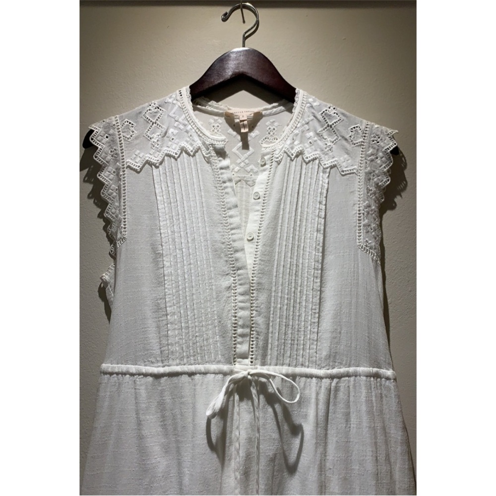 Rebecca Taylor white midi dress - Picture 3 of 9
